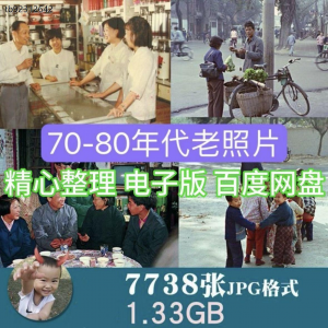 中国70-80年代城市生活老照片人文纪实摄影作品集JPG图片电子版-多平台虚拟货源网