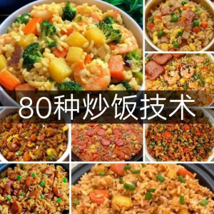 炒饭技术配方教程大全蛋炒饭的做法教学速食铁板烧摆地摊扬州商用-多平台虚拟货源网